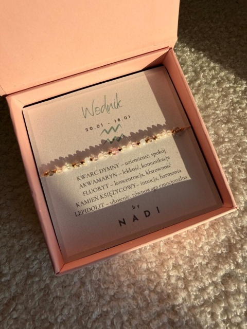 bransoletka zodiakalna wodnik