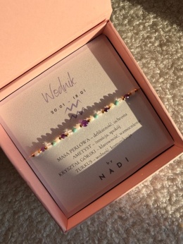 Bransoletka znak zodiaku Wodnik No1 - byNADI