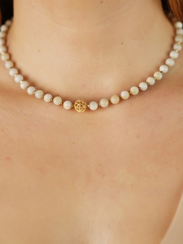 Naszyjnik Mollie - kość śłoniwa | byNADI