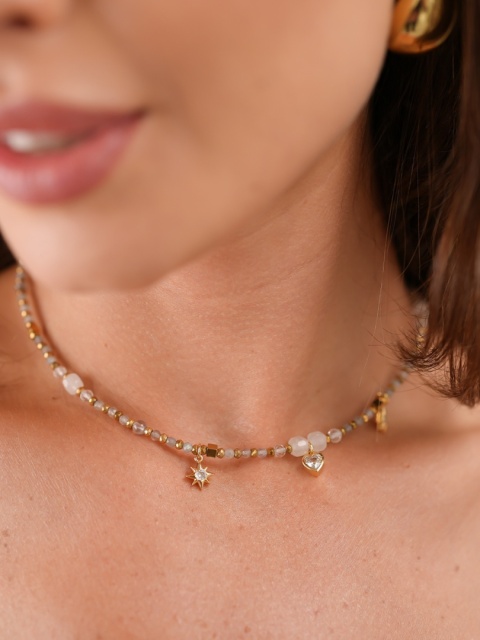 naszyjnik akti labradoryt kryształ górski bynadi