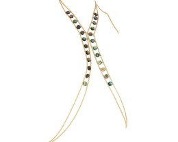 Naszyjnik na ciało z muszlami abalone - Body Chain