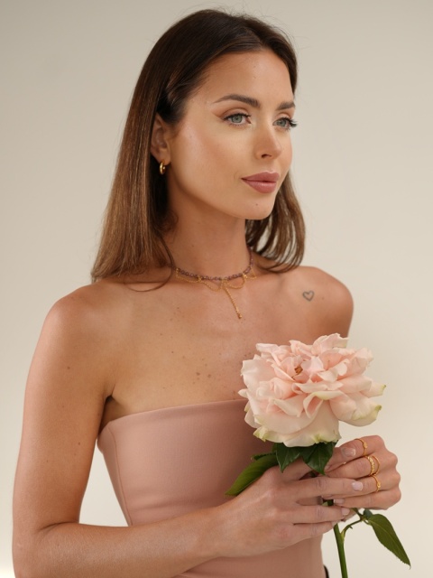 Naszyjnik Elara - lepidolit | byNADI