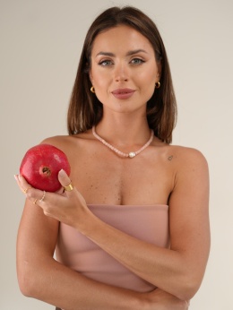 Naszyjnik Flori - jadeit perła | byNADI