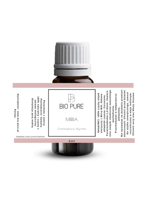 Mirra Bio olejek eteryczny ekologiczny  Mirra Commiphora myrrha BIO PURE