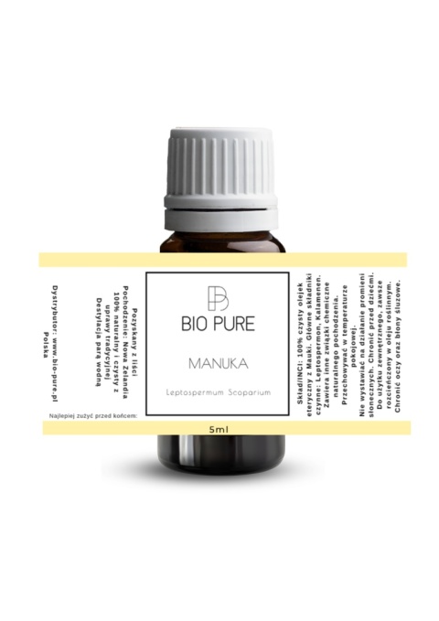 Olejek eteryczny Manuka - Leptospermum scoparium - BIO PURE 5 ml