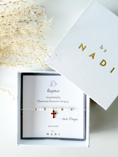 bransoletka komunijna na bierzmowanie