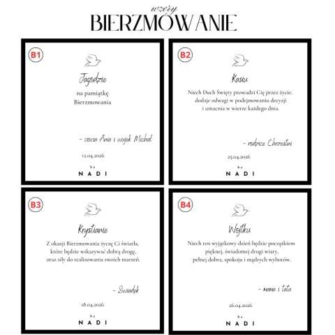 Bransoletka Komunijna dla dziewczynki z dedykacją - Little Love | by NADI