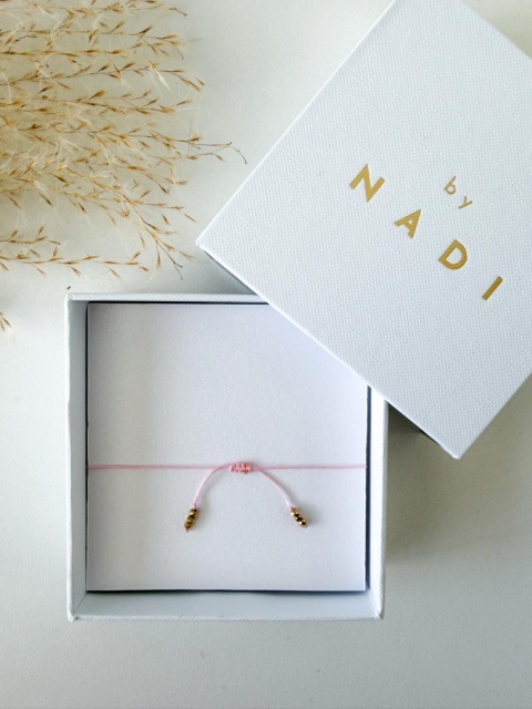 Bransoletka komunijna dla dziewczynki z dedykacją - Kids Love | by NADI