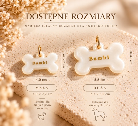 Zawieszka adresówka MILKY - byNADI